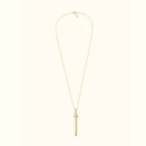 Stella & Dot Rose Gold Rebel Pendant Necklace